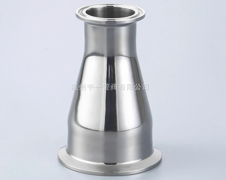 

Free shipping 2'' x 1.5'' Sanitary TriClamp TriClover Reducer 304 Stainless Steel