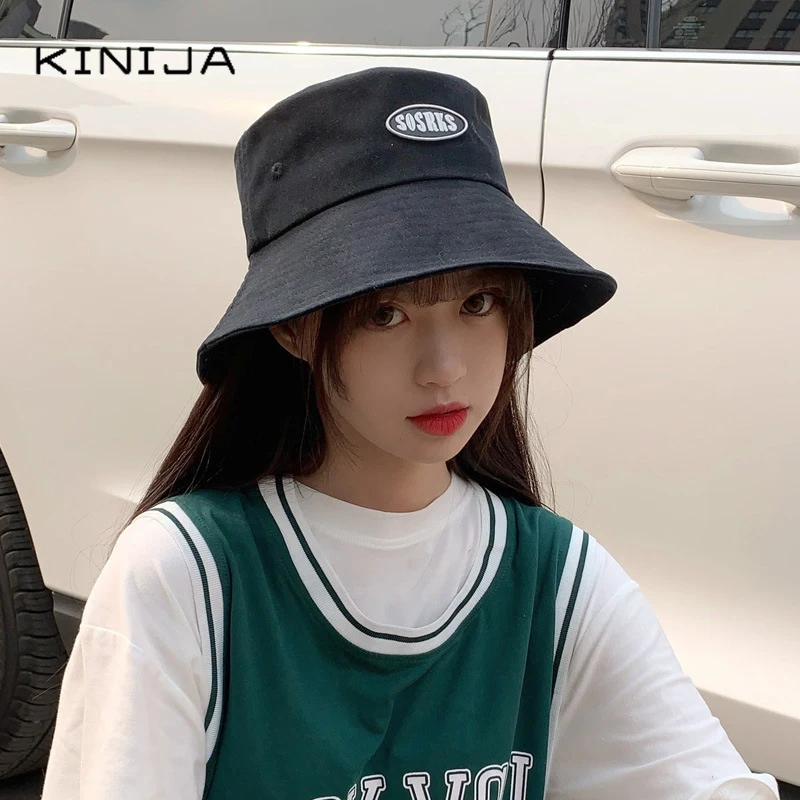 Шляпа от солнца с защитой для девочек однотонная Кепка надписью влюбленных