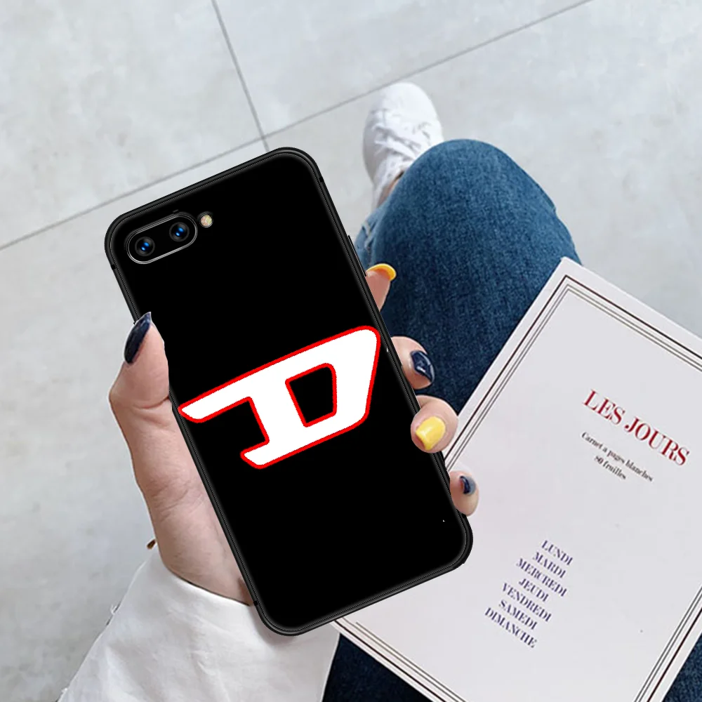 

Luxury Fashion DIESEL Brand Phone Case Cover Hull For HUAWEI Honor 6A 7A 7C 8 8A 8S 8x 9 9x 10 10i 20 Lite Pro black Funda