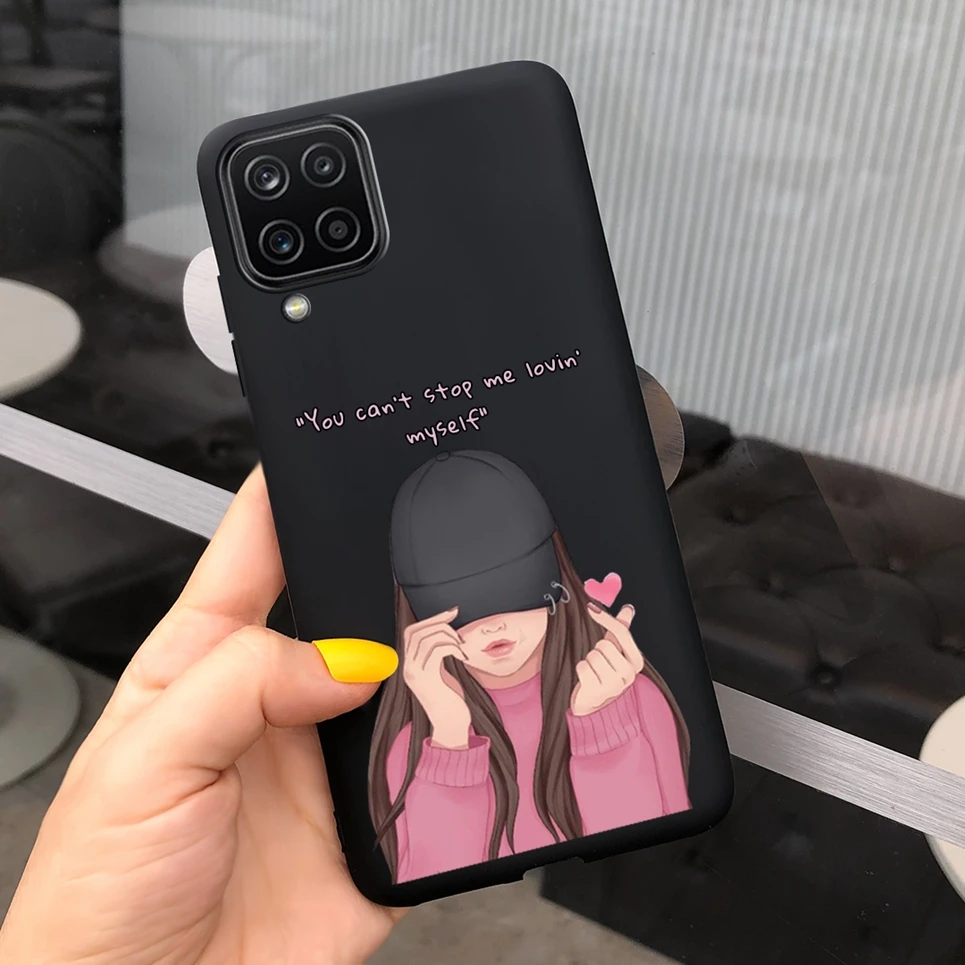 For Cover Samsung Galaxy A12 Case For Samsung A11 M11 Matte Back Silicone  Shockproof TPU Cover For Samsung A52 5G A 12 Fundas