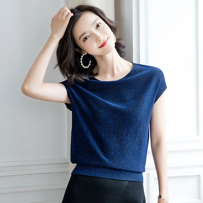 Женские вязаные свободные свитера с рукавом летучая мышь модный Повседневный