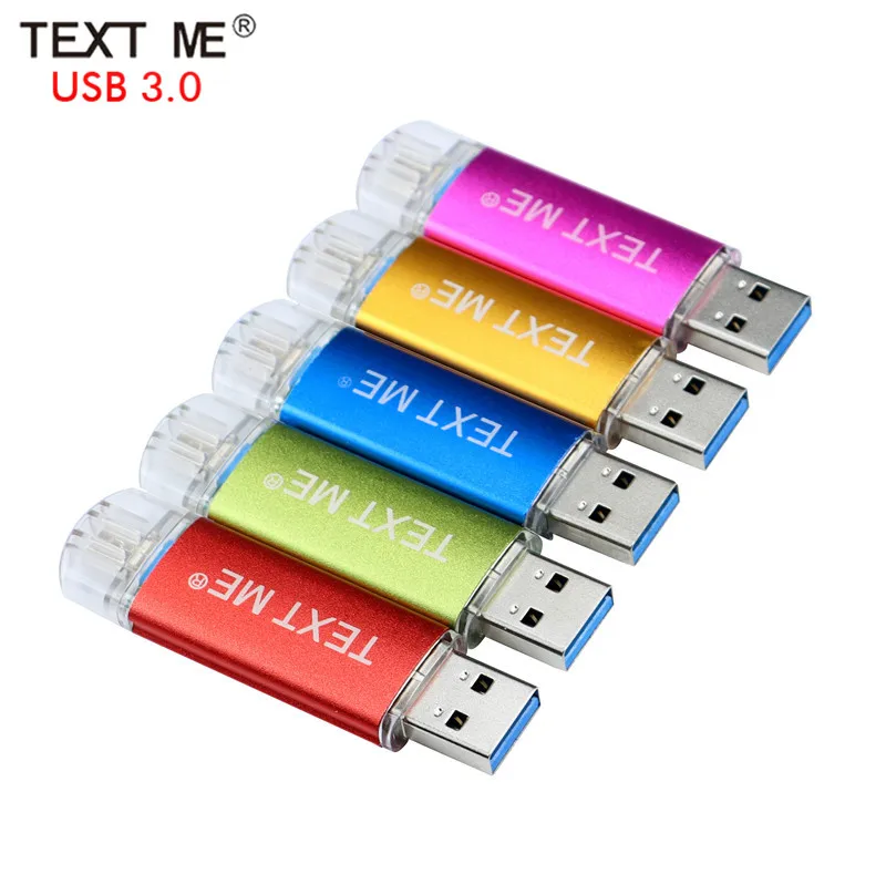 

TEXT ME fashion USB3.0 OTG pendrive usb Flash Drive 4GB 8GB 16GB 32GB 64GGPendrive USB 2.0 Usb stick