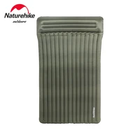 naturehike 2021 new outdoor camping vertical tube with pillow inflatable thickened portable bed moisture proof mat