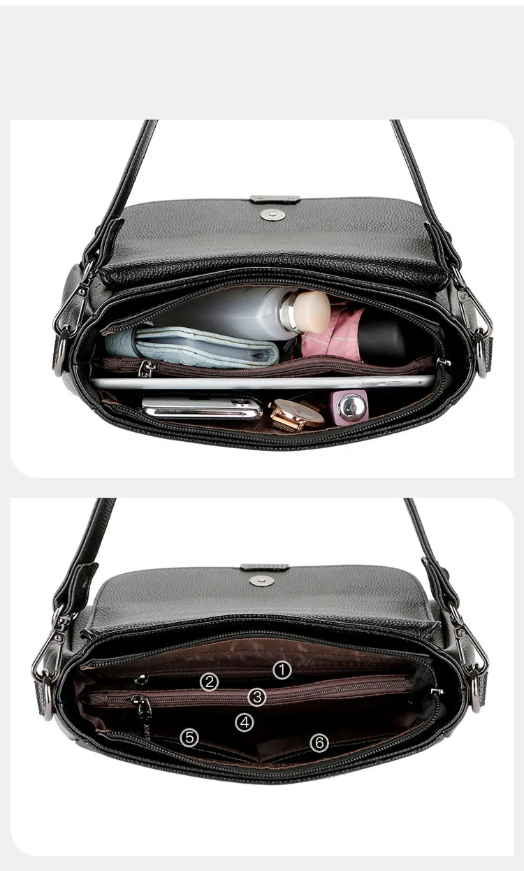 

Luxury Handbags Women Bag Designer 2021 messenger bag Solid Leather Crossbody Shoulder Bags For Women Messenger Ladies Hand Bag