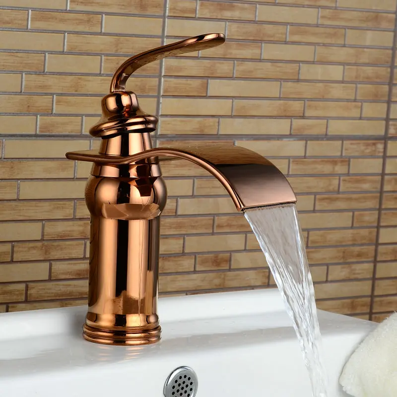 Латунный Смеситель для раковины в ванную комнату кран с горячей и холодной