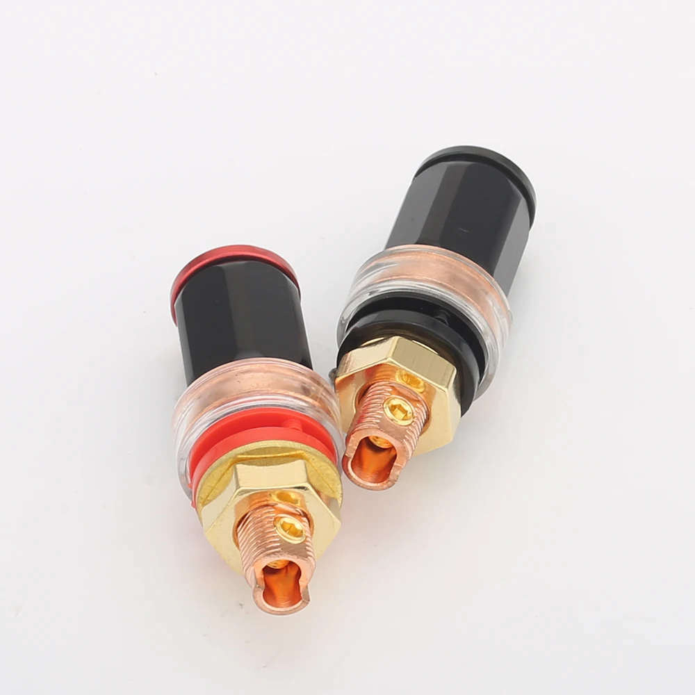 4 шт. стильный Швейцарский чистый красный медный усилитель с опорой|Коннекторы и