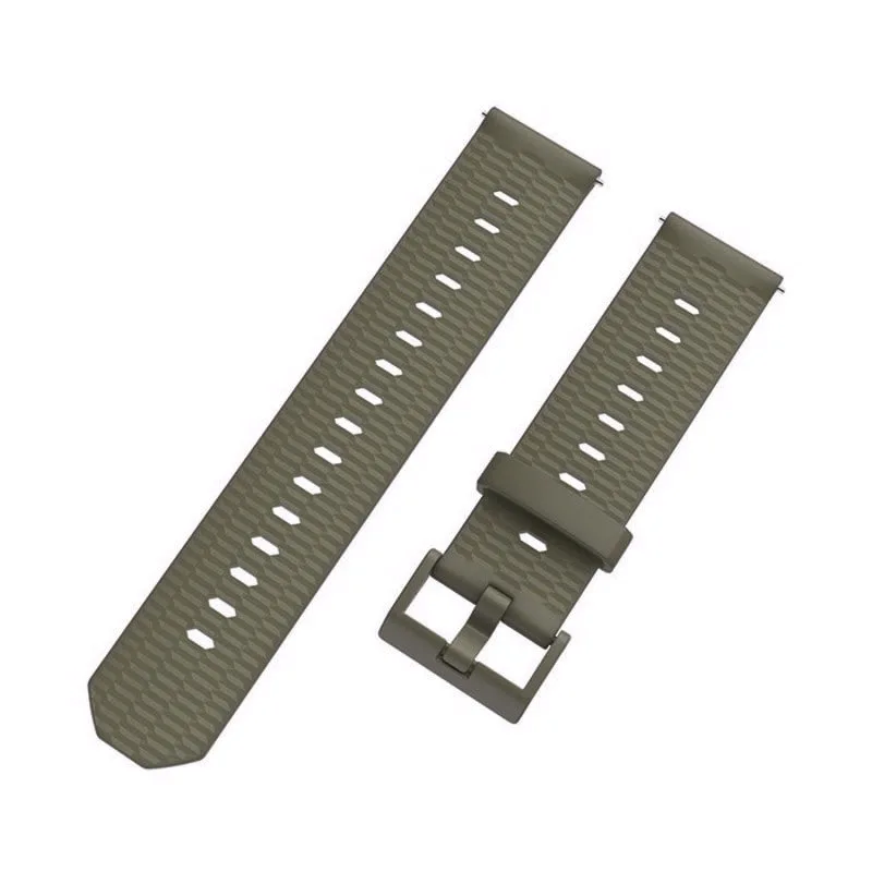 Силиконовый ремешок Mijobs для Amazfit Bip/Bip Lite/GTR 42mm/GTS 20 мм с пластиковой застежкой (серо