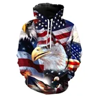 Толстовки с капюшоном для мужчин и женщин, свитшоты с 3D принтом в виде флага США, полосатые звезды, американский флаг, спортивные костюмы унисекс, пуловер, мужская одежда