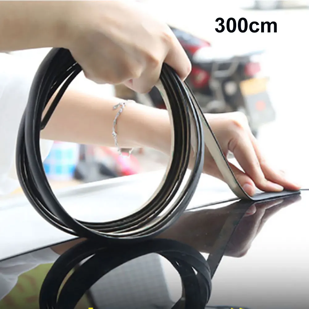 300cm Car Waterproof Rubber Sealing Strips Trim For Auto Front Rear Windshield Sunroof Triangular Window Edge Weatherstrip | Автомобили и