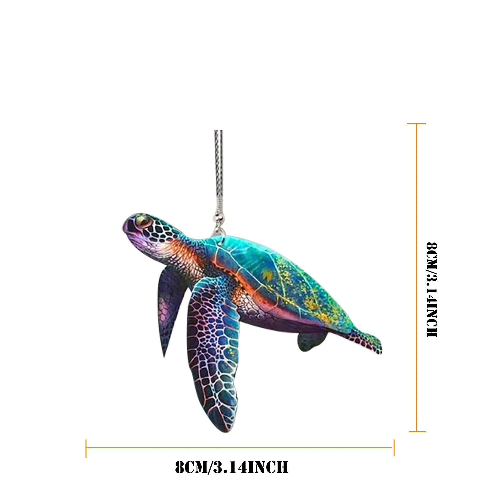 Морская черепаха мама с детское украшение красочный милый автомобиль орнамент