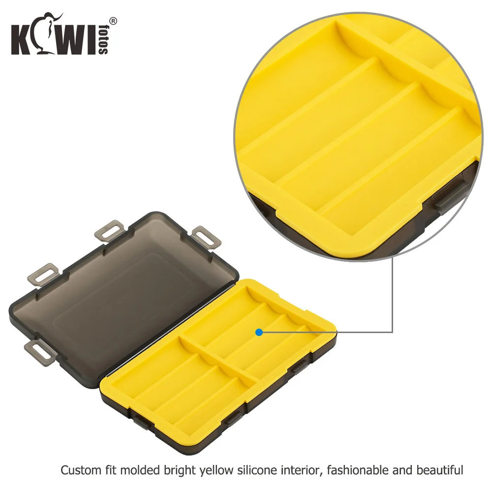 Силиконовые Водонепроницаемый Батарея хранения Чехол Держатель Коробка