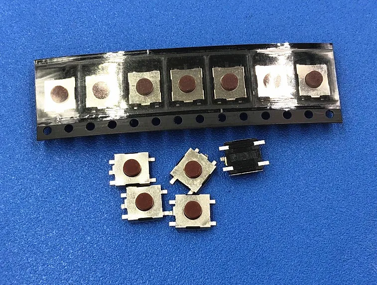 

SMD 5-контактная водонепроницаемая и Пыленепроницаемая Мягкая силиконовая Кнопка 6*6*3.1 сенсорный микрокнопочный переключатель света 50 шт.-1 л...