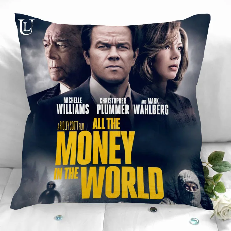 Наволочки с принтом все деньги в мире квадратная наволочка домашняя