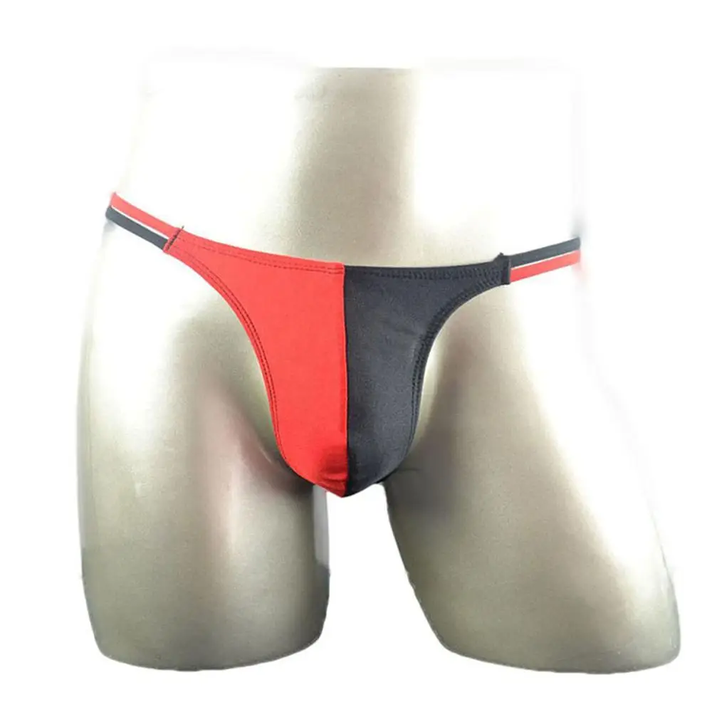 Трусы брифы # D мужские модные пикантные стринги и G в стиле пэчворк нижнее белье