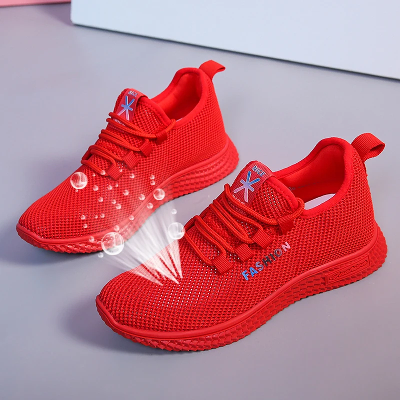 Basket Femme 2020 New Hot Sale Women Tennis Shoes Red Soft Breathable Sneakers Trainers Chaussures Zapatos Mujer Tenis Feminino