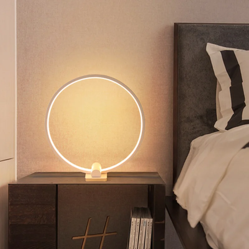 Современная креативная белая кофейная Настольная лампа искусство для