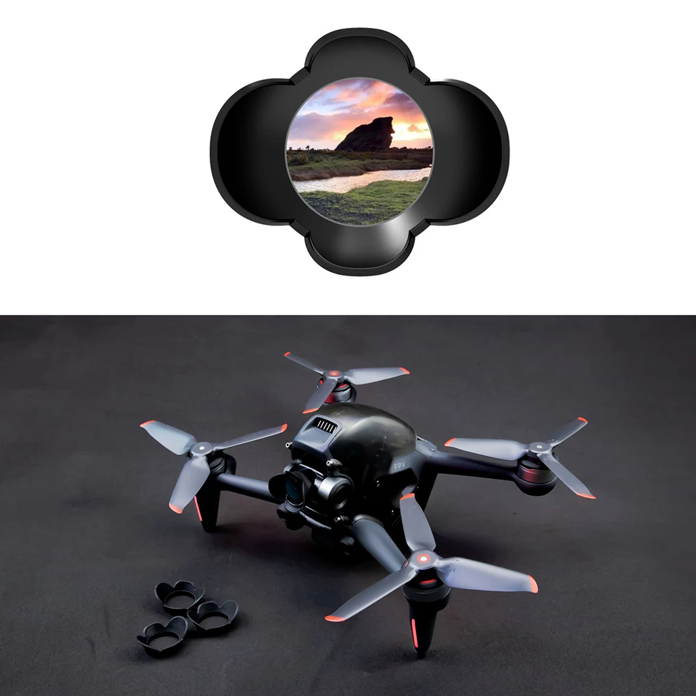 Бленда объектива для DJI FPV Combo Drone Sunhood светильник Shield Cap Крышка Cn (происхождение)