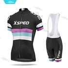 Комбинезон велосипедный Женский, с коротким рукавом