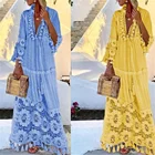 Женская Пляжная накидка в стиле бохо, туника, пляжная одежда, лето 2021, женский кружевной купальный костюм с бахромой, женский купальник, накидки