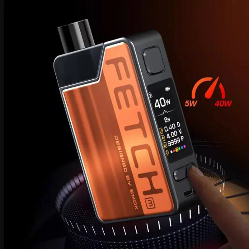 Новый цветной мини испаритель SMOK Fetch Pod 3 7 мл Catridge 1200 мА/ч аккумулятор с ячейкой