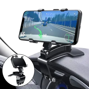 car phone mount cell phone holder for car 360 degree rotation dashboard clip mount car phone stand for 4 7inch mobile phones free global shipping