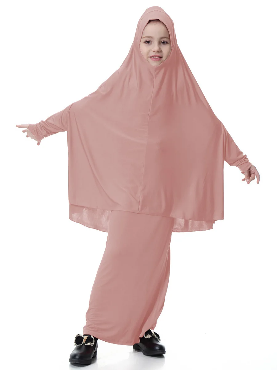 Детские мусульманские платья abaya мусульманское платье для девочек детский