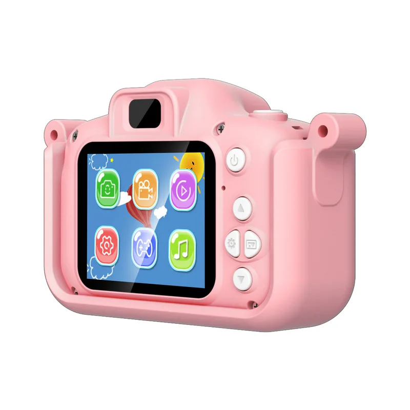 

Children's Fun Camera Dual Lens Digital Camera For Shooting Photo HD1080p Video Mini Kids Camera Educational Toy Birthday Gift