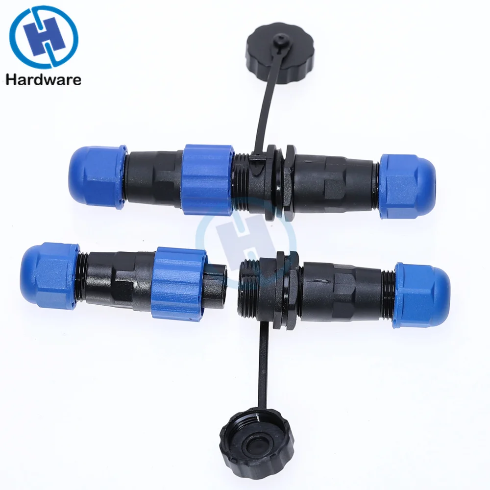 1 пара IP68 SP13 2Pin/3pin/4pin/5pin/6Pin/7pin/9pin Водонепроницаемая пневматическая вилка Панельное