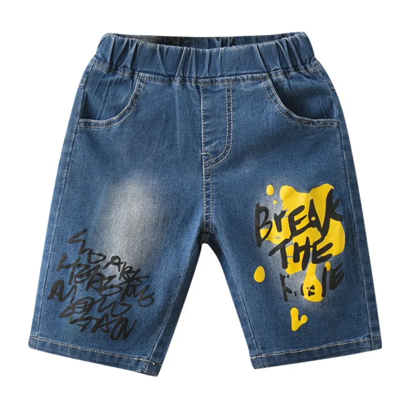 

2021 модная летняя детская одежда, детские джинсы для мальчиков; Классическая Детская одежда; Брюки; Детская джинсовая одежда для мальчиков н...