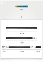 100pcslot Magnetic Capacitance Pen Cloth Head Disc 2 in 1 Multi-purpose Touch Screen Pencil Mobile Tablet Touch Stylus Pens