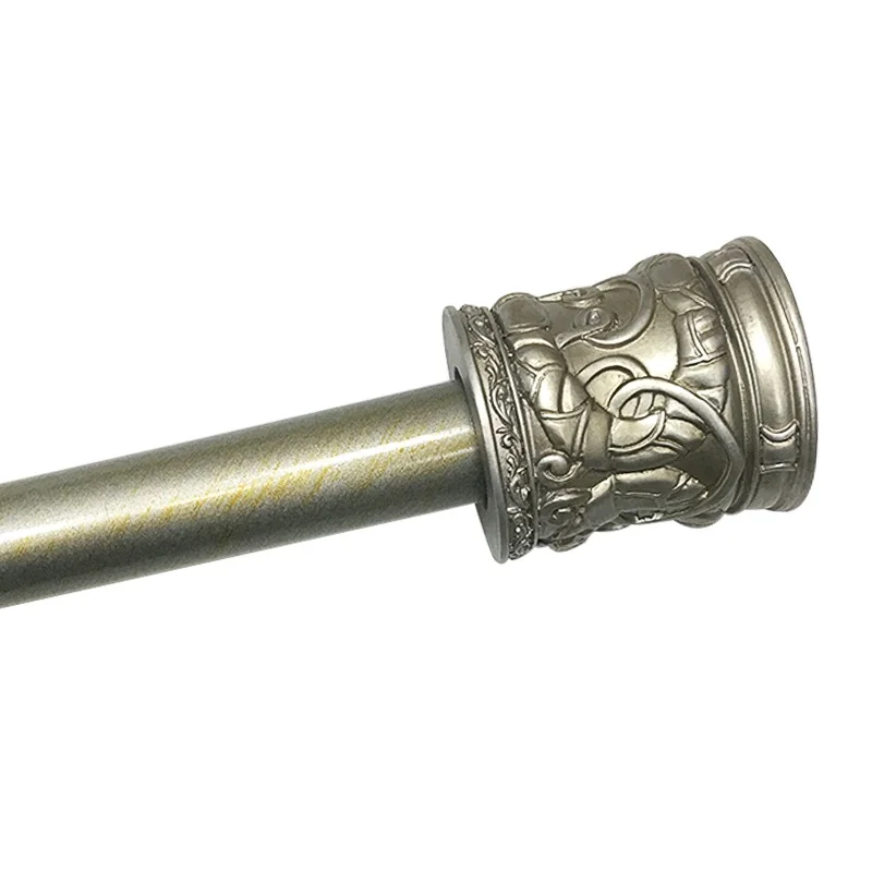 Регулируемая душевая занавеска в европейском ретро стиле для ванной комнаты