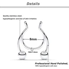 Модная женская поддельная перегородка красочные подарки из нержавеющей стали без пирсинга ювелирные изделия кольцо для носа