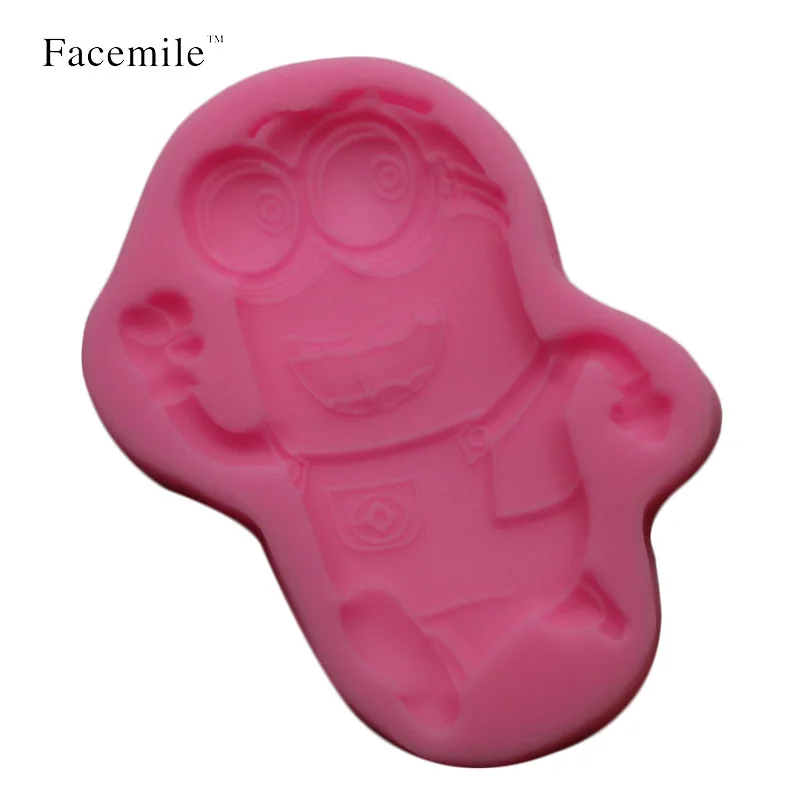 

Cake film Chocolate Little Yellow Man Silicone Mould DIY baking making tool silicone cake mold silicone mold chocolate mold