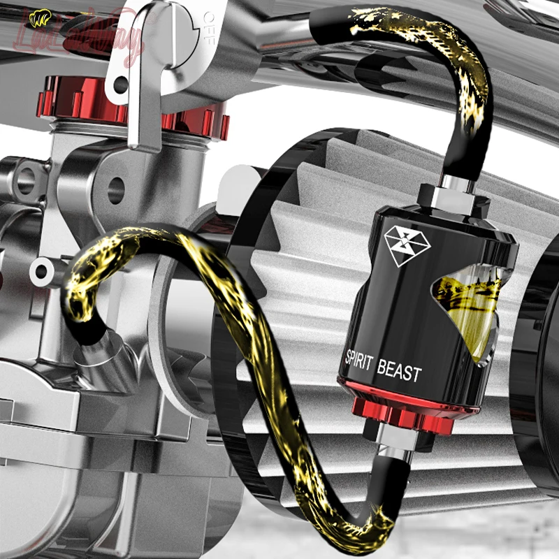 Универсальные Металлические топливные фильтры 1/4 дюйма с сильным магнитом для