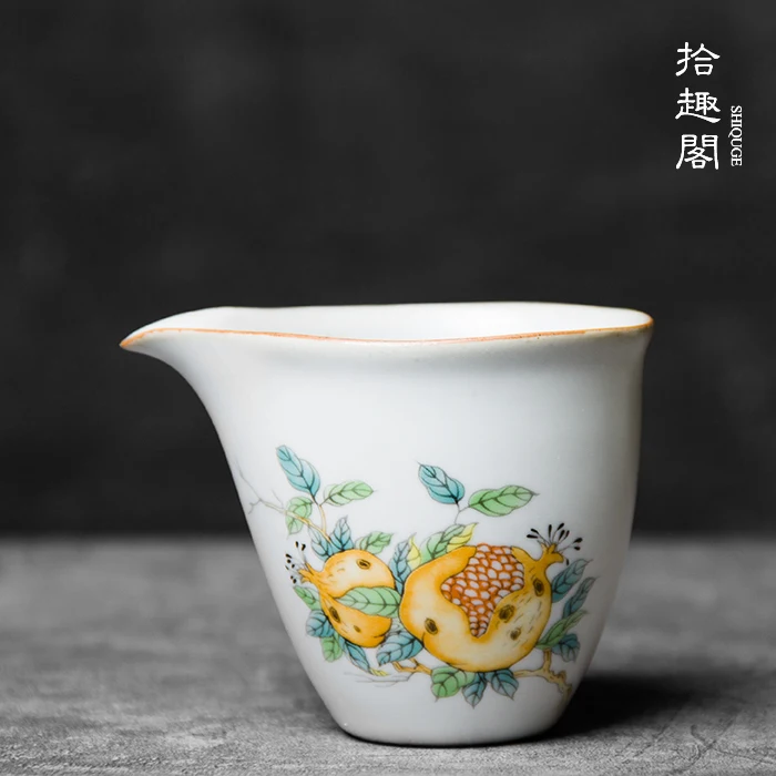 

★Керамическая чашка для чая кунг-фу, большая чашка для чая из фарфора