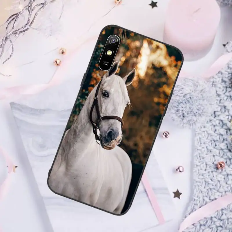 

Horse animal Phone Cases For Xiaomi Redmi note 7 8 9 pro 8T 9A 9S Mi Note 10 Lite pro