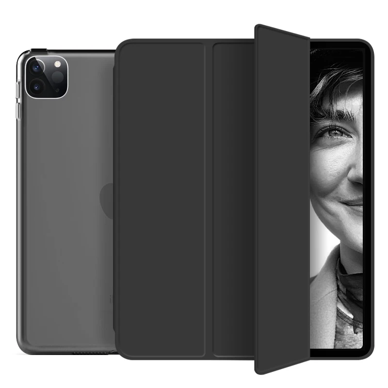 Кожаный смарт чехол для iPad Pro 12 9 2020 2017 2018 2 /11 2018|cover for apple ipad|smart casefor ipad |