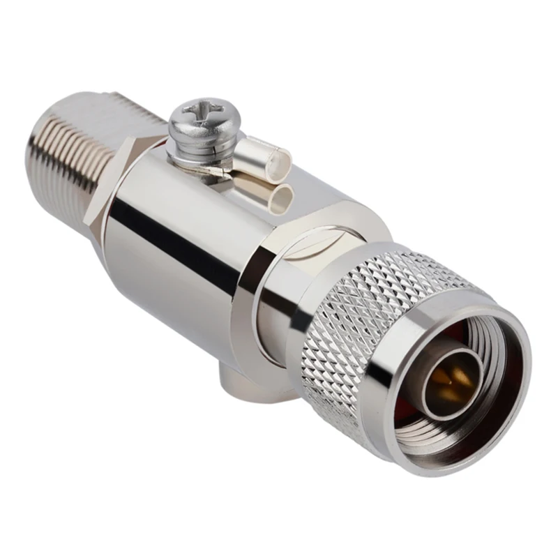 0mhz 6000mhz antenna lighting protector coaxial lightning arrester protection devices n male plug to n female free global shipping