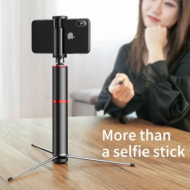 

Baseus Bluetooth Selfie Stick Portable Handheld Smart Phone Camera Tripod with Wireless Remote For iPhone Samsung Huawei Android