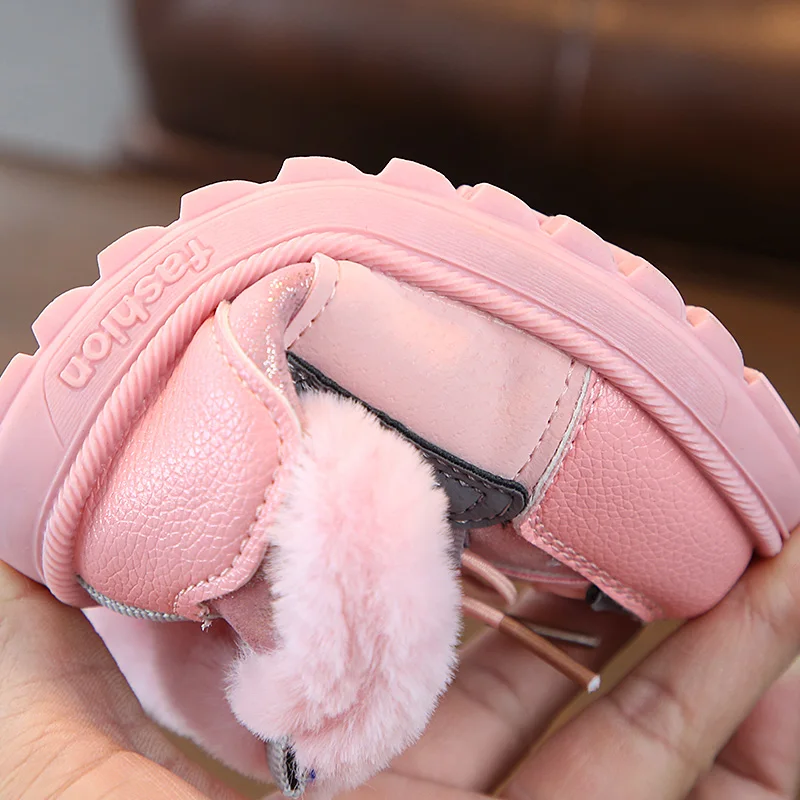 Новые зимние ботинки для девочек и мальчиков 2019 г. Зимние удобные толстые