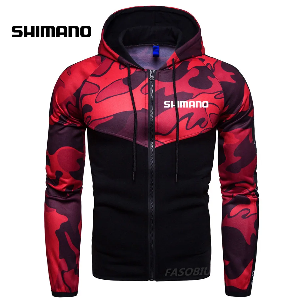 

Shimano Winter Cotton Fishing Shirt High Quality Camouflage Fishing Jacket Outdoor Camping Hooded Fishing Wear Military Clothing