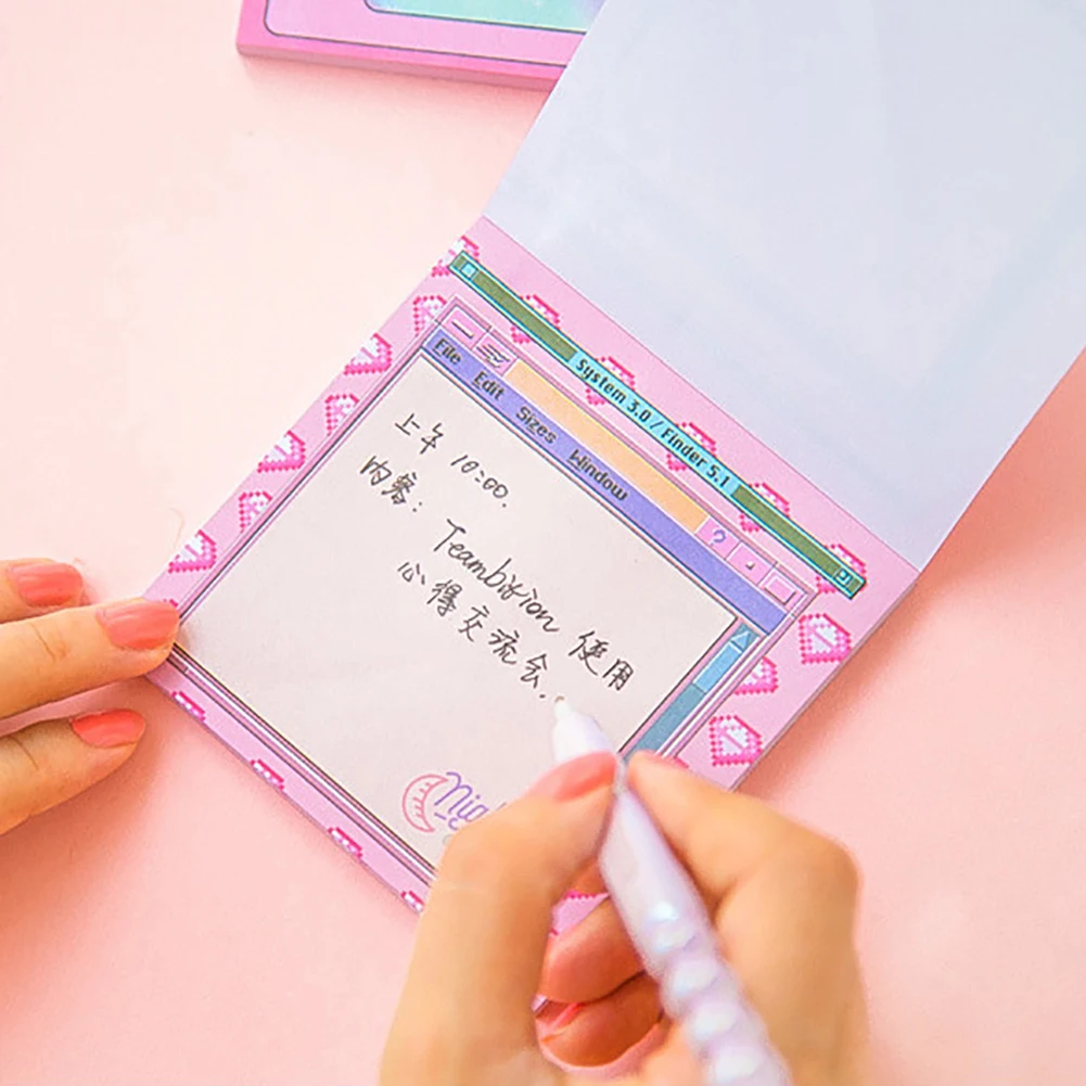 Блокнот для заметок креативный компьютерный дизайн игра Девушка сердце N Times