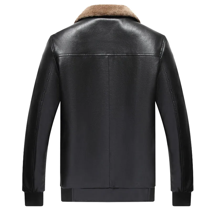 Мужская кожаная куртка для мужчин пальто S 3XL бренд высокого качества Верхняя