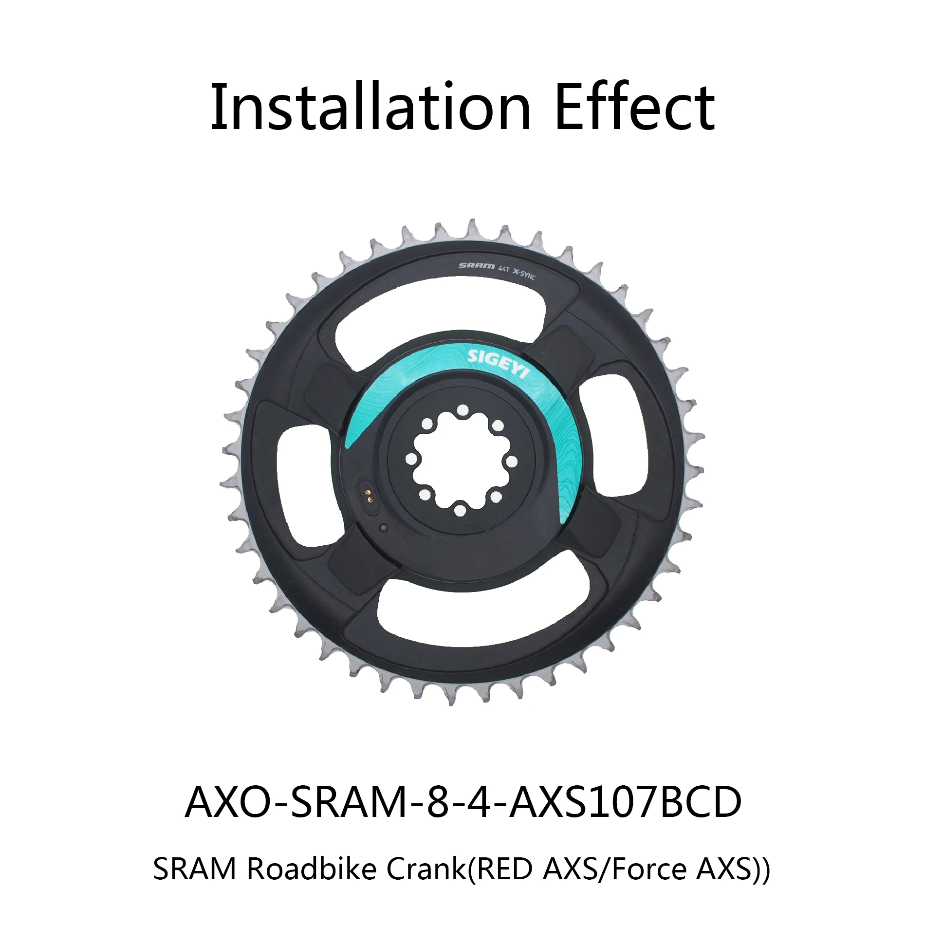 Велосипедный измеритель мощности шатун для Sram Spider двухсторонний Axs Bcd107 Red Force 1X