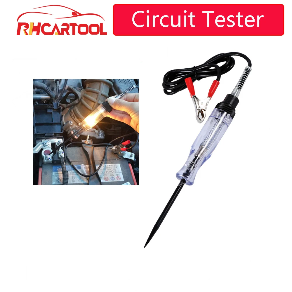 OBD2 автомобильные аксессуары тестер цепи автомобиля ручка Напряжение