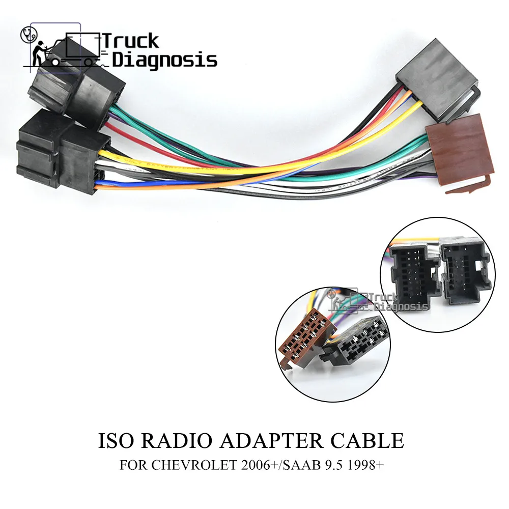 ISO Radio Adapter for CHEVROLET OPEL Wiring Harness Connector Lead Loom Cable Plug Adaptor Stereo 12-006 | Автомобили и мотоциклы