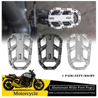 cnc wide foot pegs pedals rest foot plate footpegs footboard for bmw f750gs f850gs g310gs r1200gs s1000xr r nine t 2018 2019