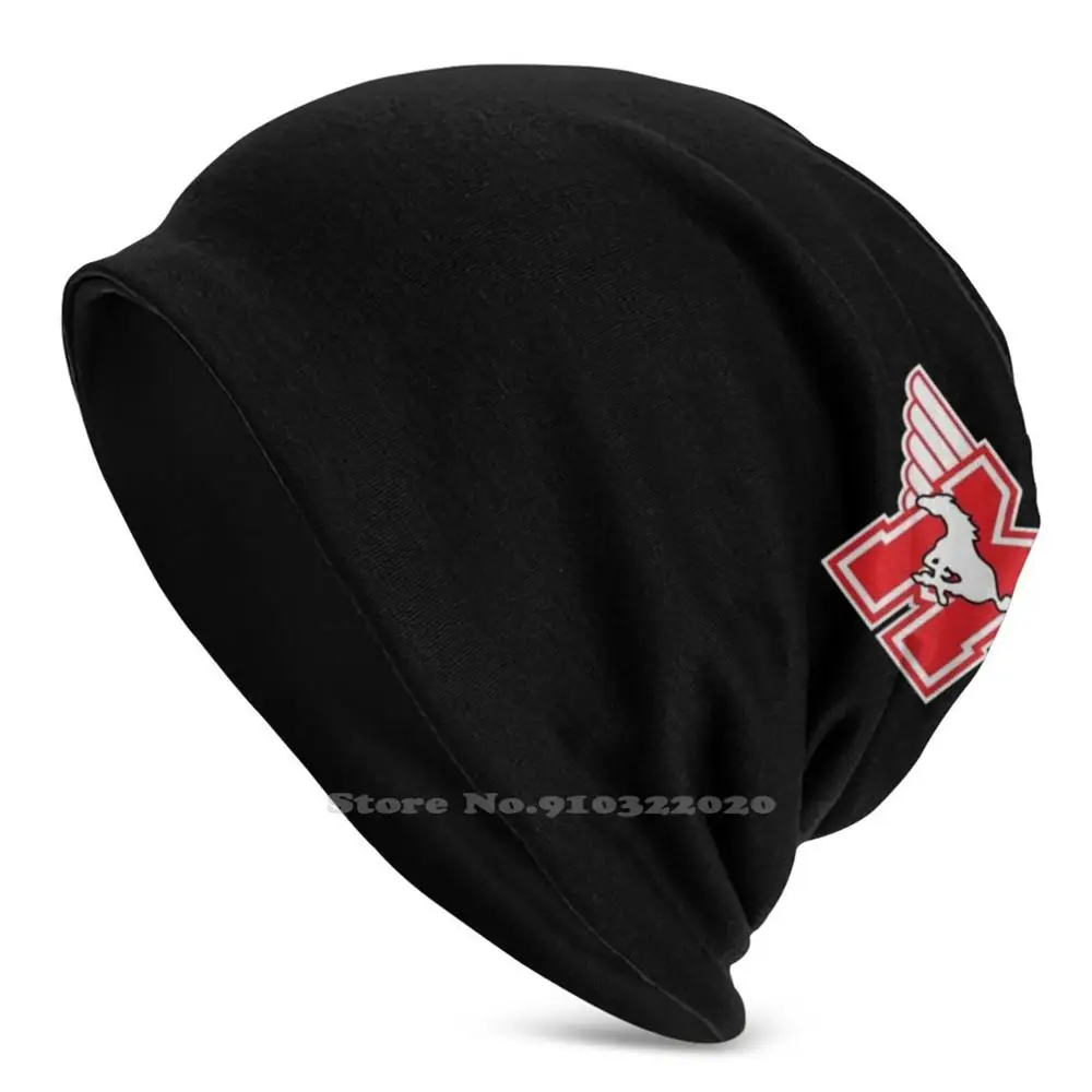 

Logo Knit Beanie Hat Men Women Winter Diy Cap Hockey 80 Ice Car