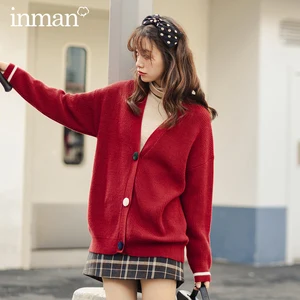 Кардиган женский вязаный в стиле ретро, с V-образным вырезом