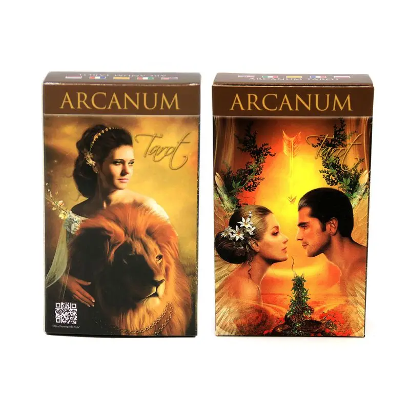 Полный английский Arcanum Tarot 78 карт колода таинственных гадания оракул игральные